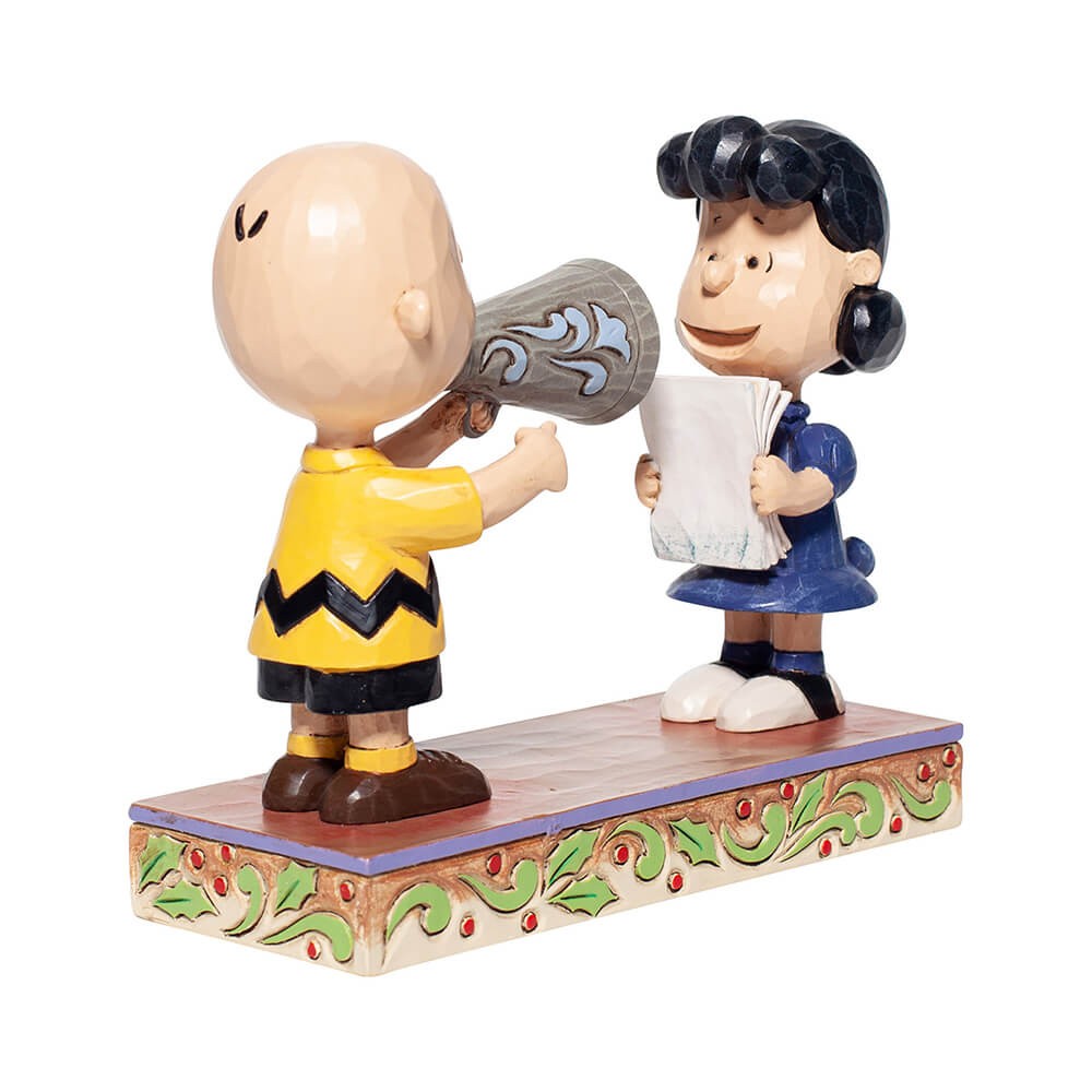 新品雑貨] JIM SHORE ジムショア チャーリーブラウン ルーシー 置物