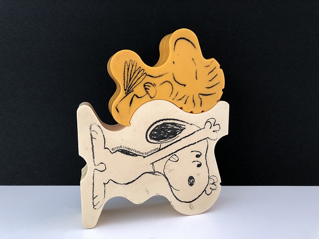 スヌーピー & ウッドストック 立体パズル? ヴィンテージ SNOOPY