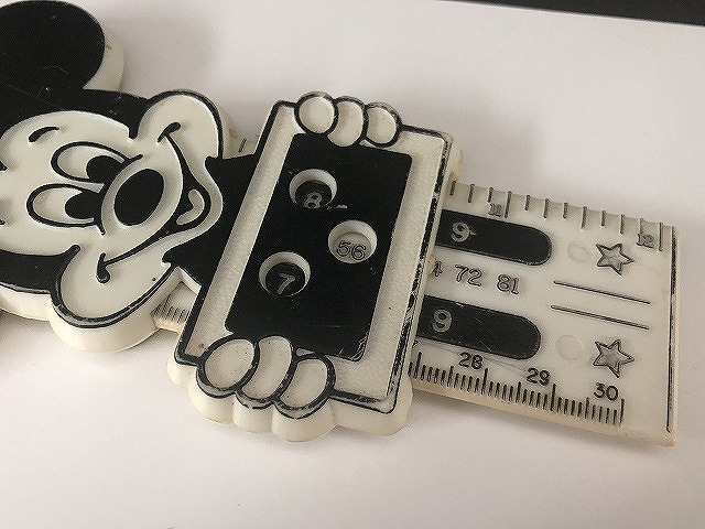 ヴィンテージ ミッキー ルーラー 定規 計算定規 ウォルトディズニー