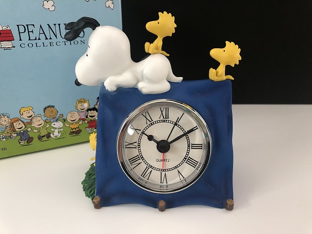 WESTLAND スヌーピー ウッドストック キャンプ 置時計 時計 PEANUTS