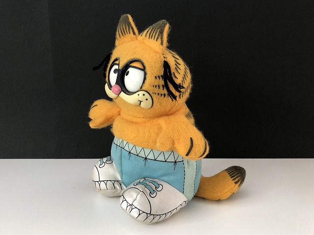 USA ヴィンテージ 目が動く ガーフィールド ぬいぐるみ Garfield 1980s