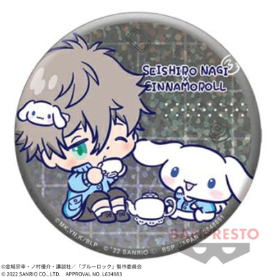 ブルーロック 凪誠士郎 ZOZOTOWN缶バッジ ホログラム ブルーロック 凪