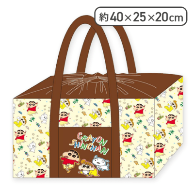 しんのすけ&ひまわり&シロ】クレヨンしんちゃん 保冷保温レジカゴ