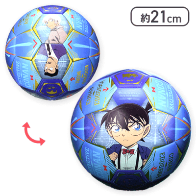 ブルー＆ゴールド】名探偵コナン プラチナムザッカサッカーボール2025