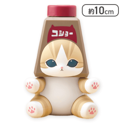 胡椒にゃん】mofusand キッチンフィギュア〜調味料入れ〜 | オンライン