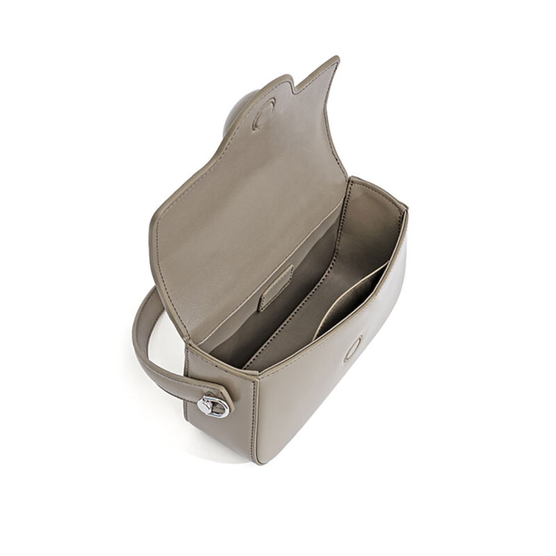 Women's Mini Genuine Leather Magnetic Closure Crossbody Top Handle