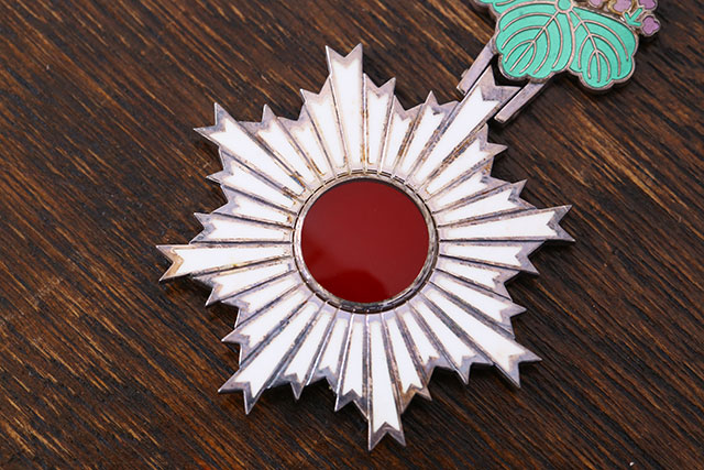 千葉県】勲六等単光旭日章(旭日単光章)略章のセットを出張買取しました