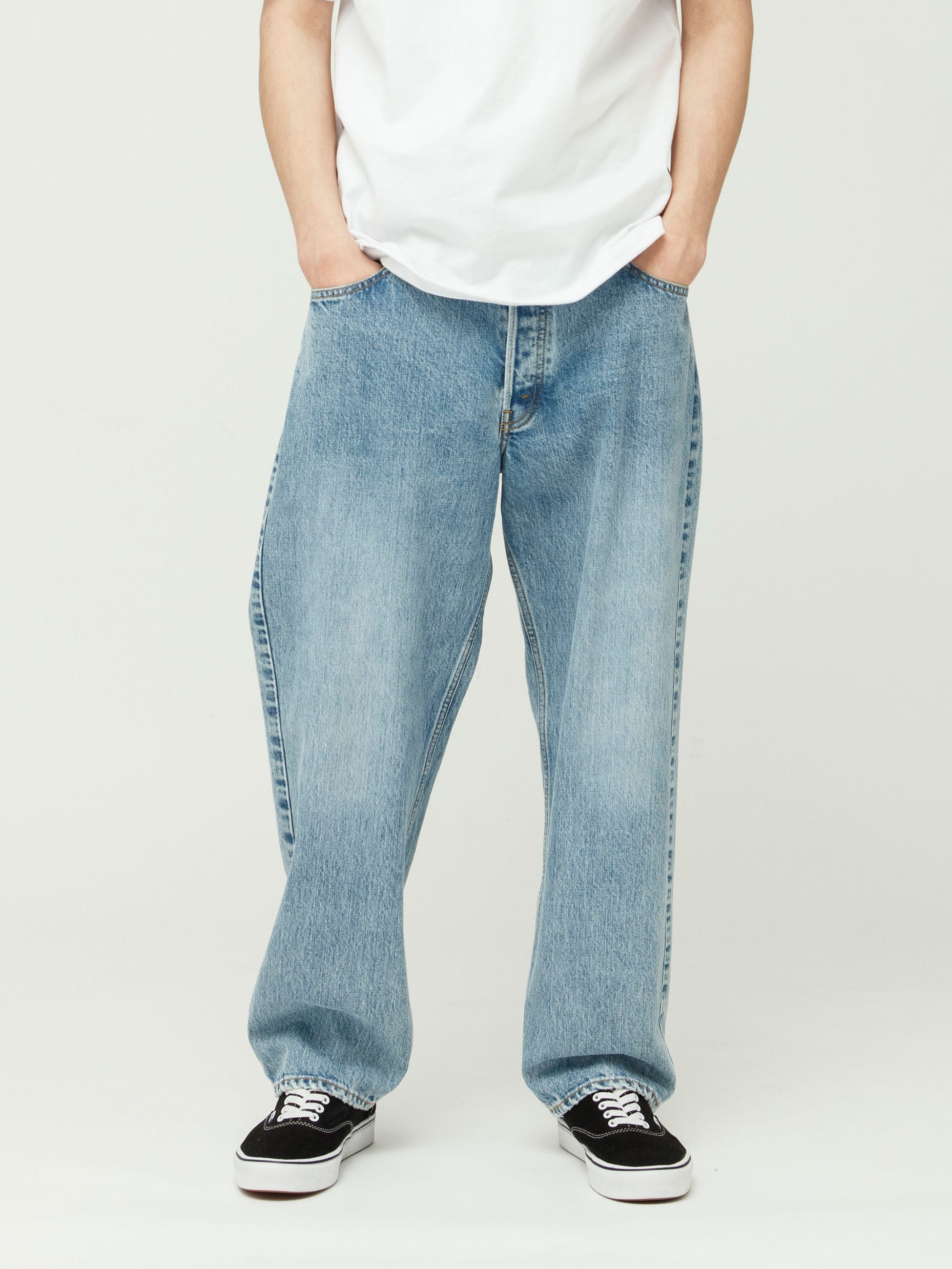 ジェームス ワイドフィット デニムパンツ｜RHC(アールエイチシー)｜Ron