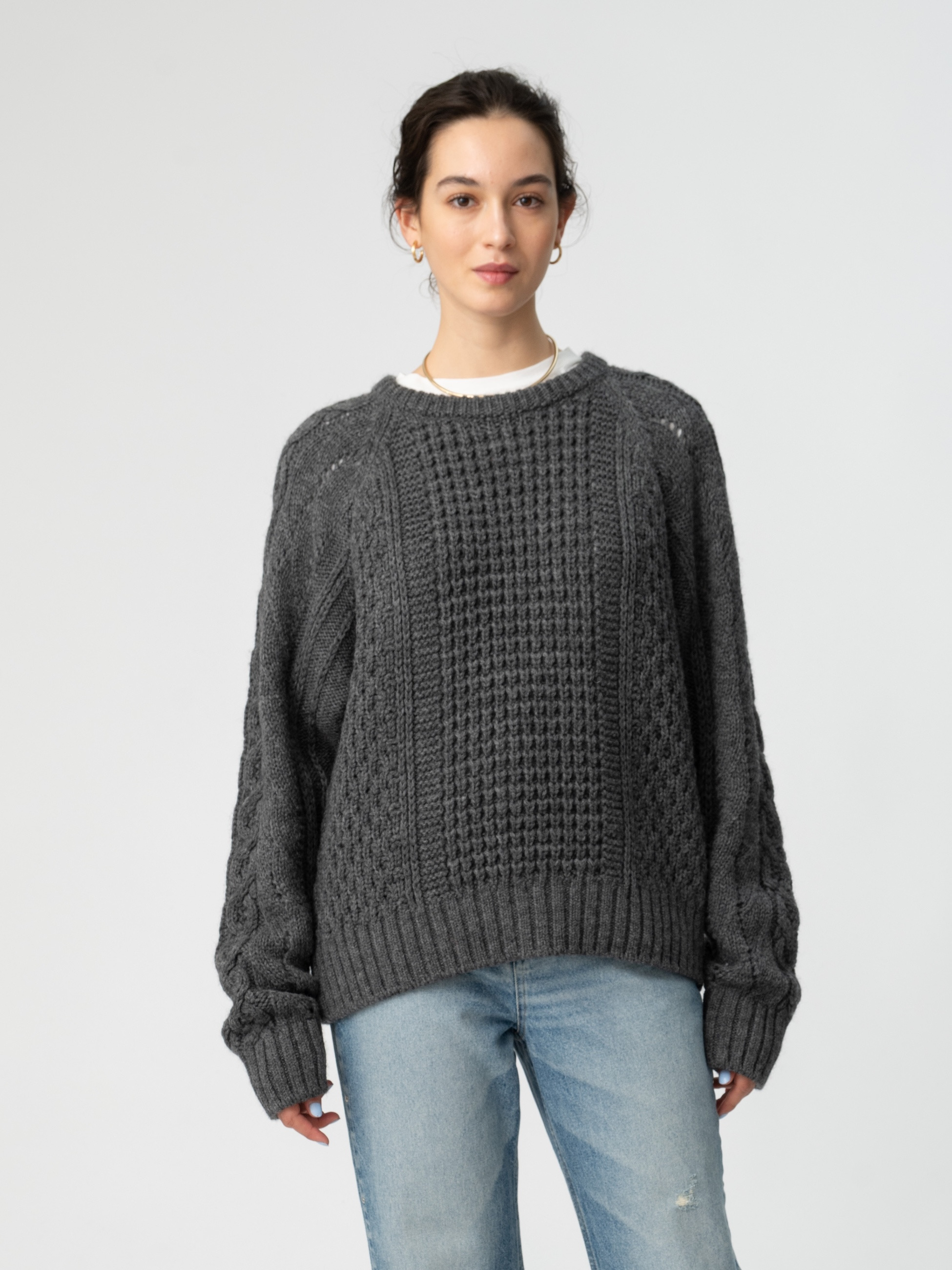 ミックスケーブル ニット プルオーバー｜RH Vintage(アールエイチ