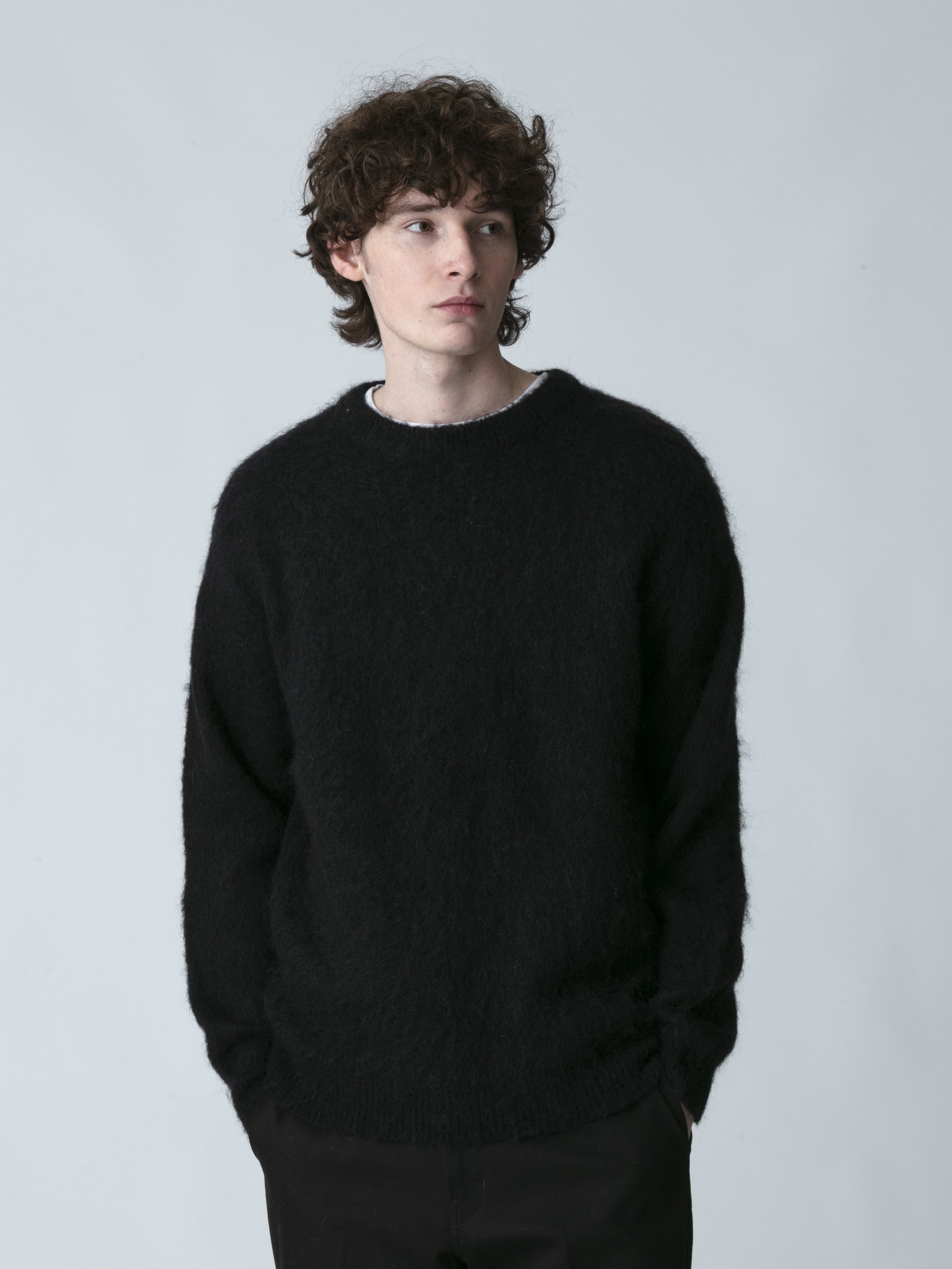 ブラッシュドコットン ニットプルオーバー｜RHC(アールエイチシー