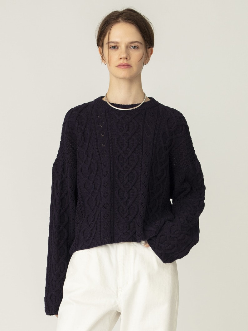 ハート ケーブル ニット プルオーバー｜Ron Herman(ロンハーマン)｜Ron