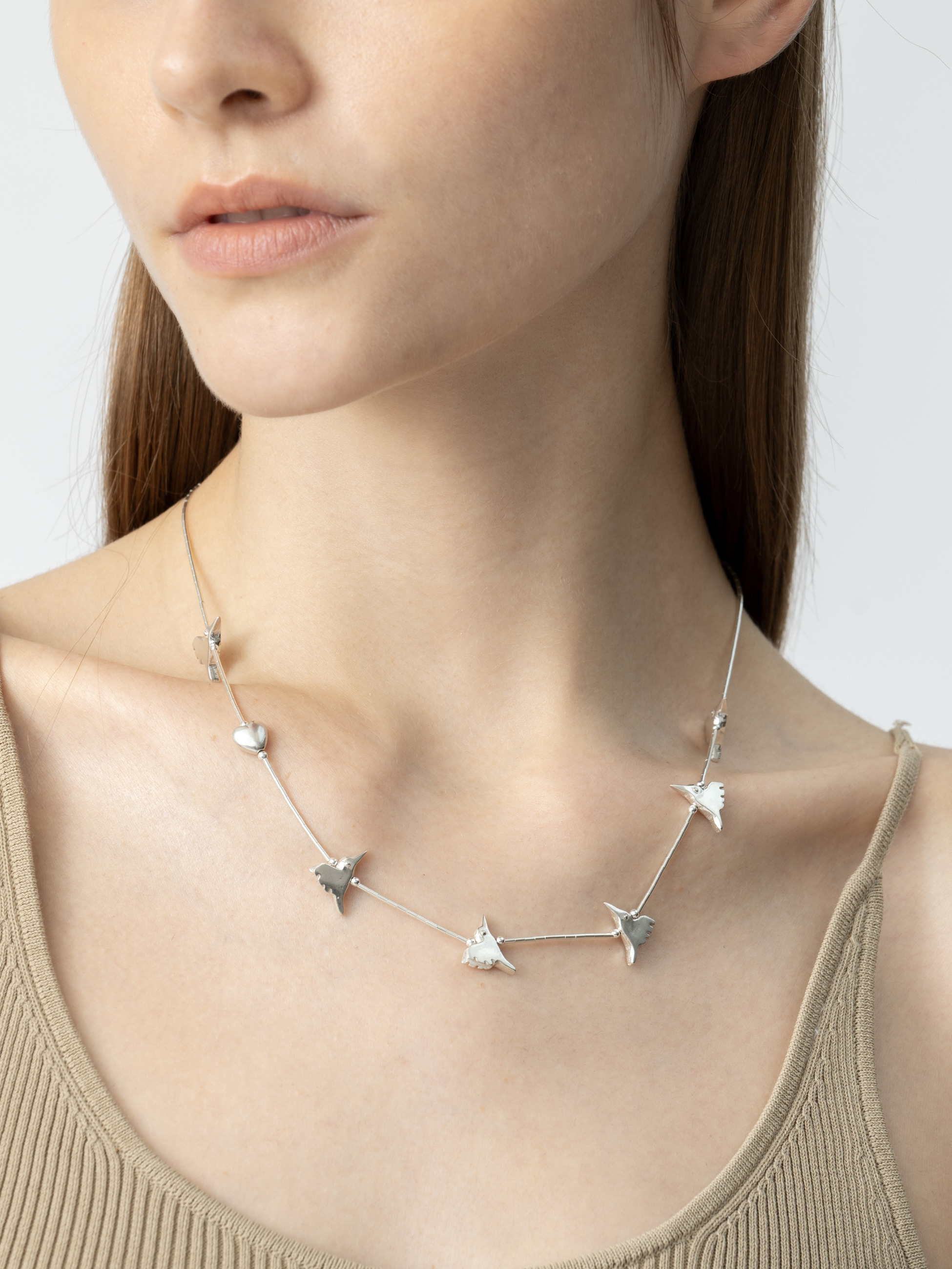 ハミングバード＆ハート ネックレス｜HARPO(ハルポ)｜Ron Herman