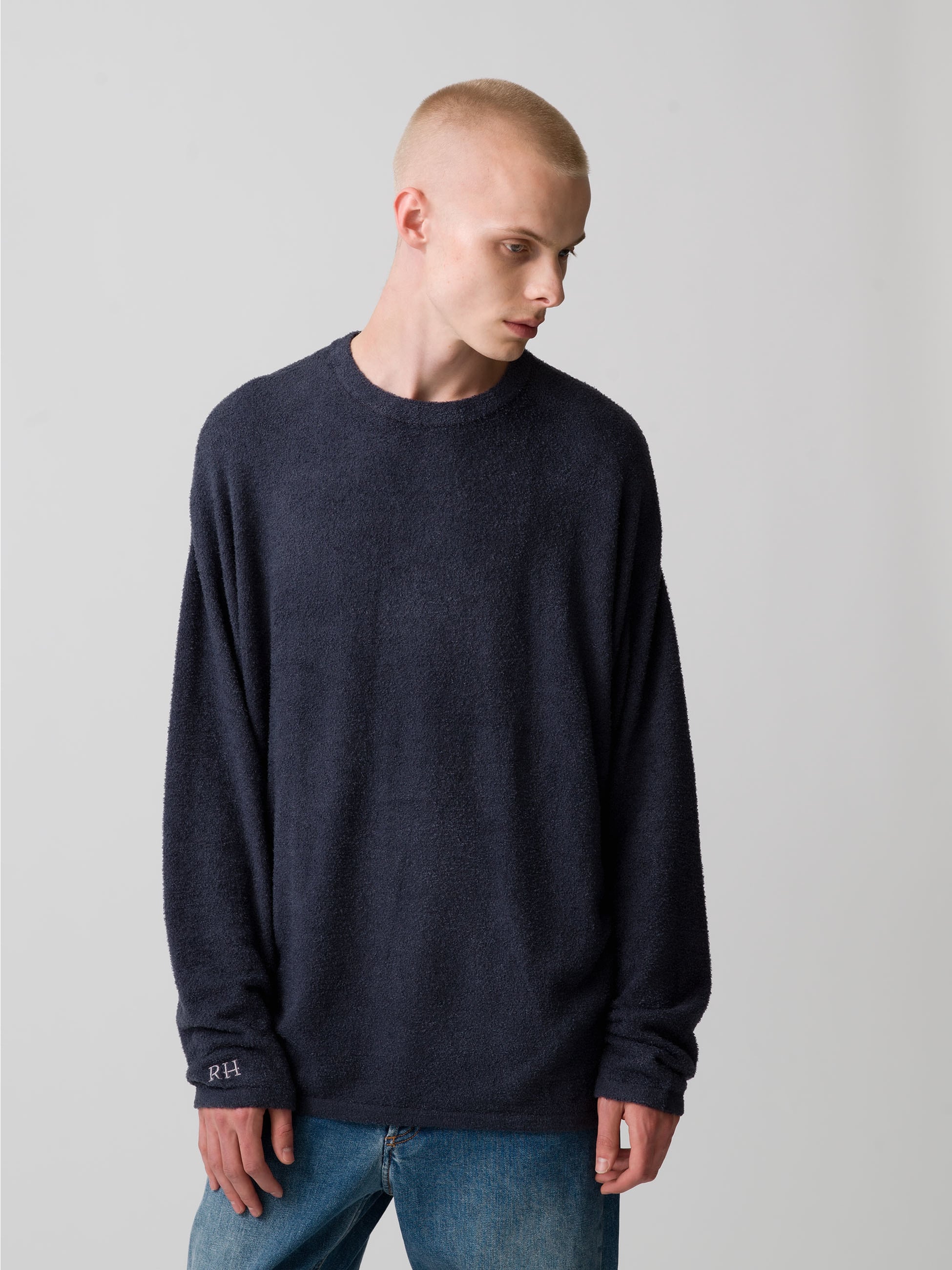 ロンハーマンロゴ コージーシックライト クルーネックプルオーバー