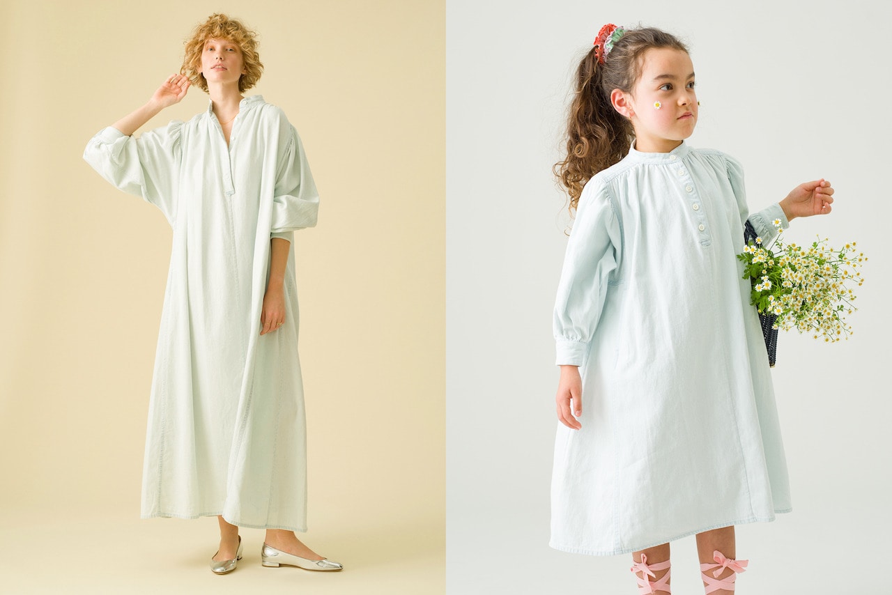 TEN×RH Vintage Denim Kaftan Dress New Arrival News｜Ron Herman