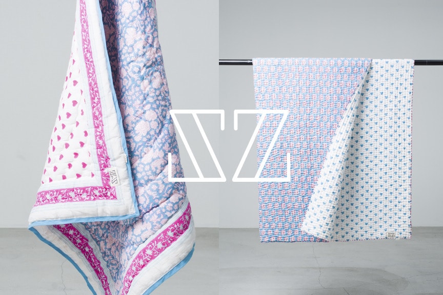 SZ Block prints Quilt Blanket Pre Order @ONLINE STORE News｜Ron Herman