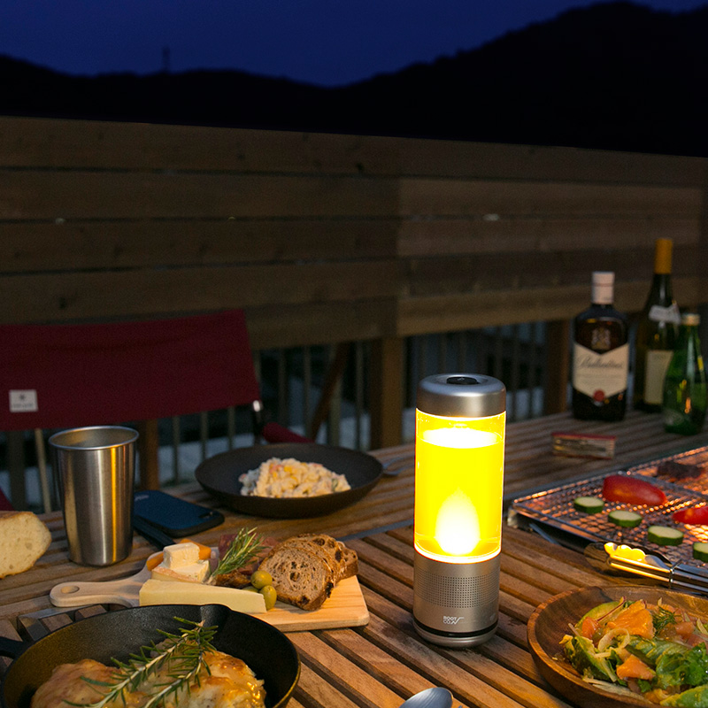 PLAYFUL BASE LANTERN SPEAKER BOTTLE. | ROOT CO. Designed in HAKONE.