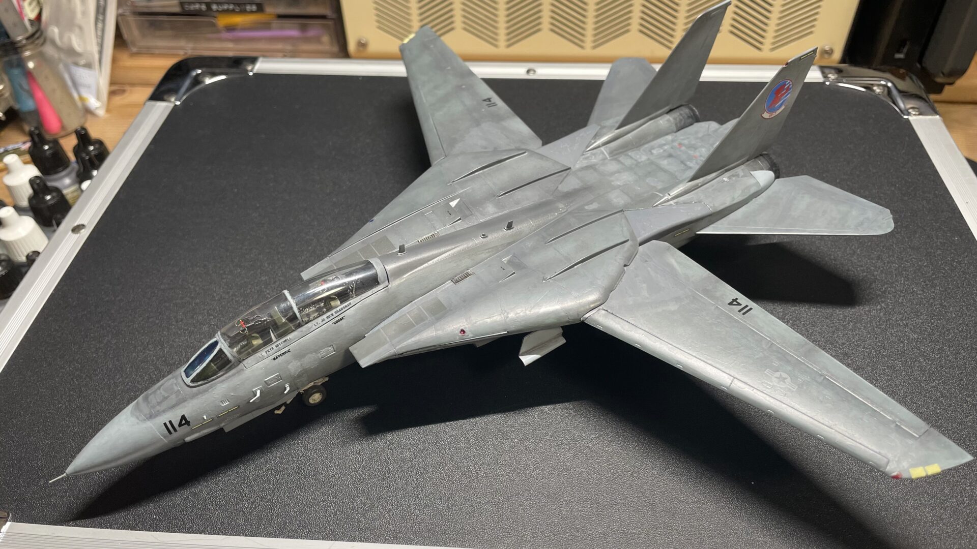 とりあえずカタチに【 1/72 F-14A トムキャット 】 | 意識低めのWEB