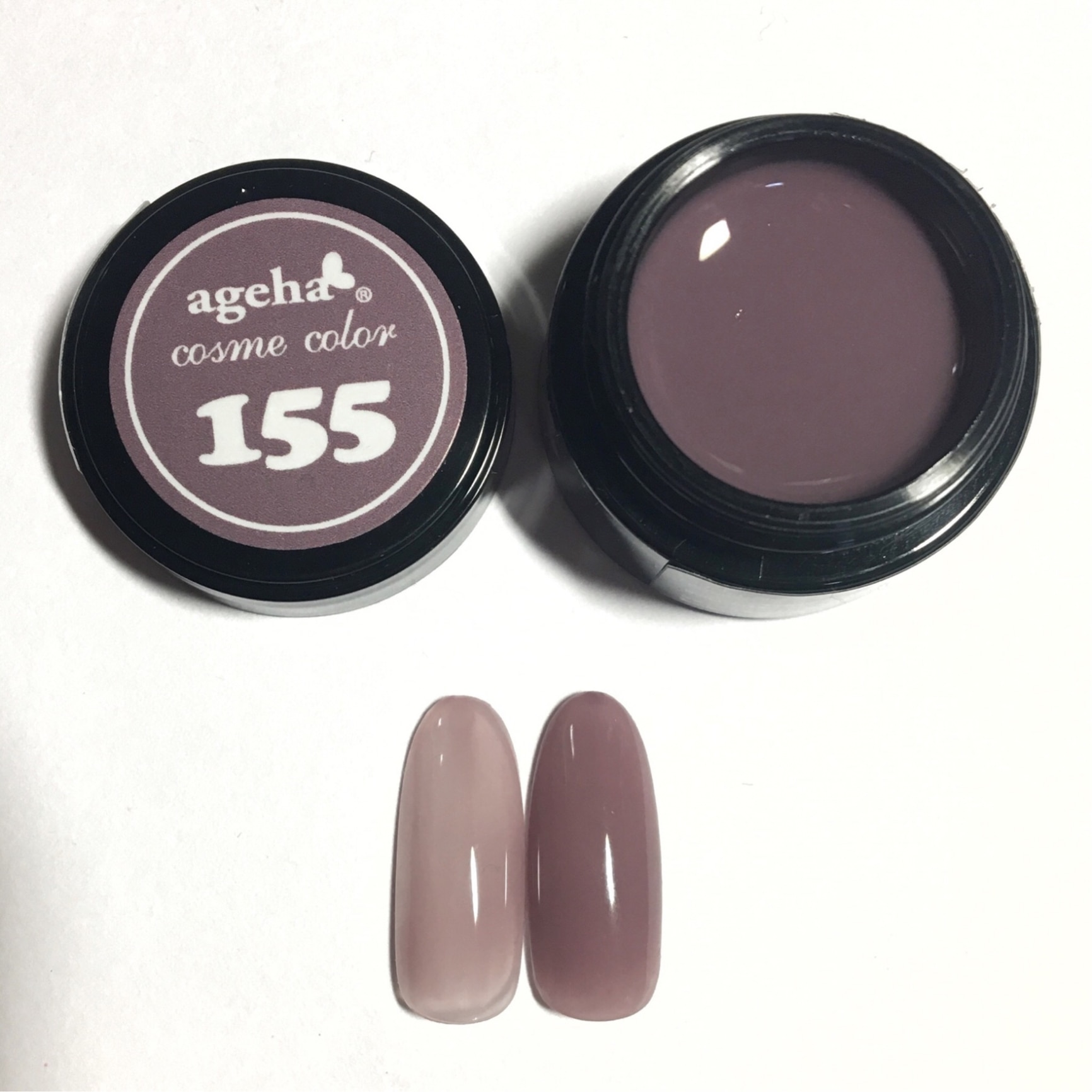 ジェルネイル カラージェル アゲハ ageha 肌美色シリーズ pink & beige