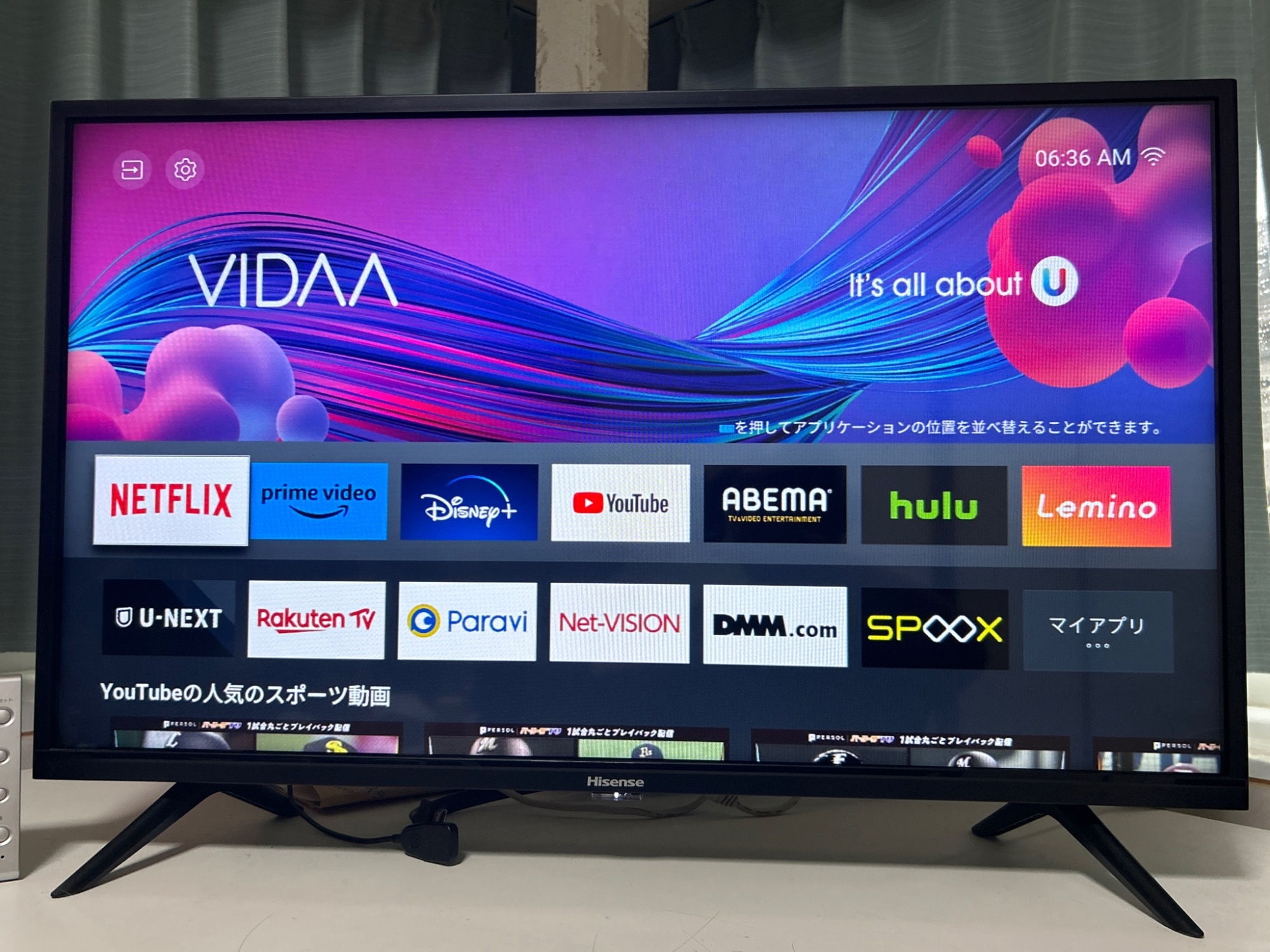 テレビ 32型 32A40H ハイセンス 32型地上・BS・110度CSデジタル