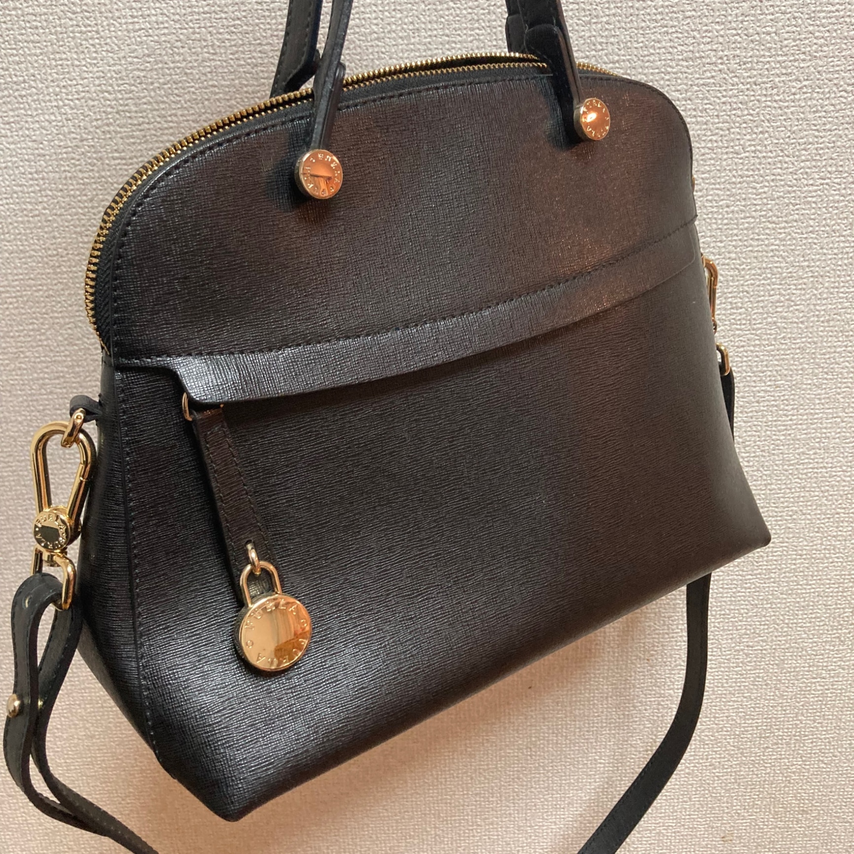 ポイント5倍 3/1】フルラ パイパー ショルダーバッグ PIPER M DOME