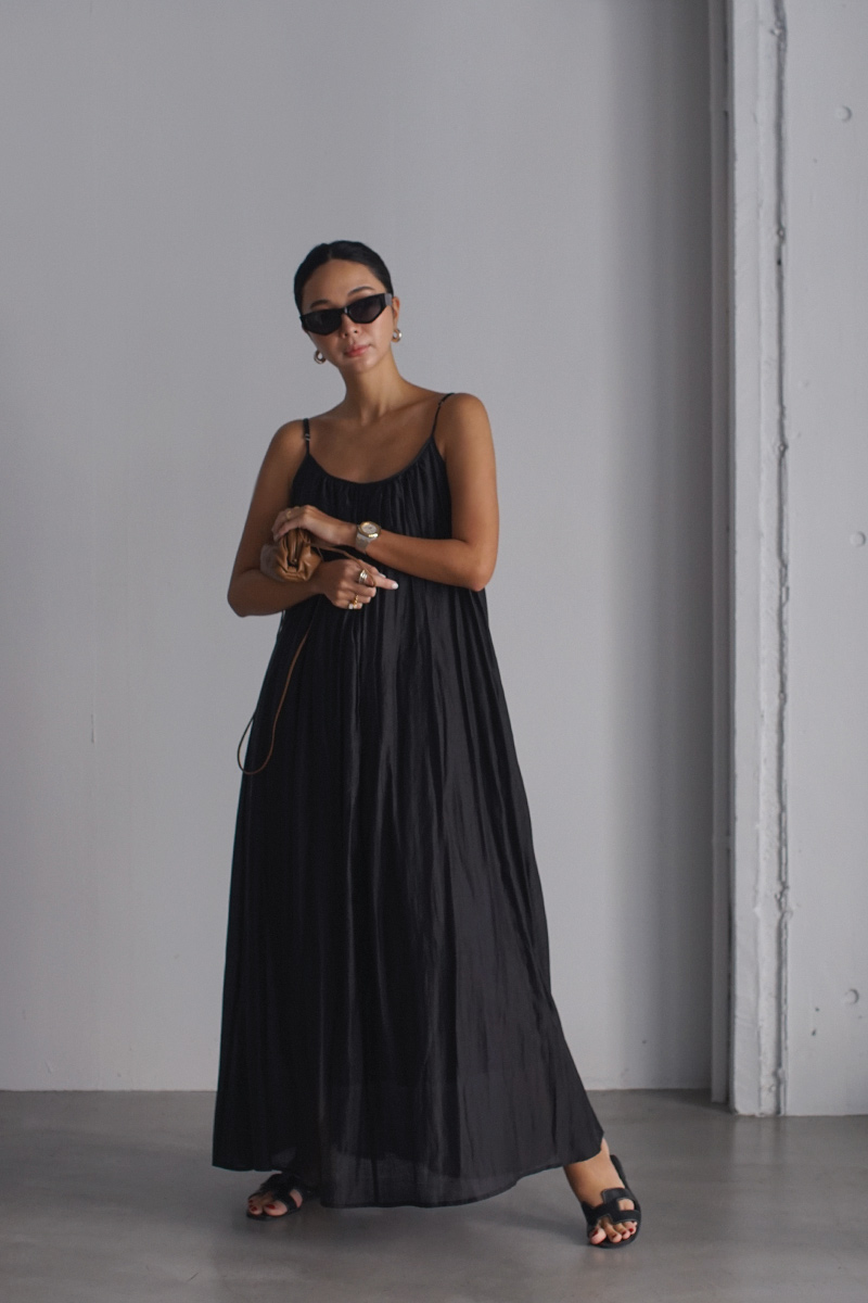 room306 CONTEMPORARY / Sheer Back Open Camisole One-piece