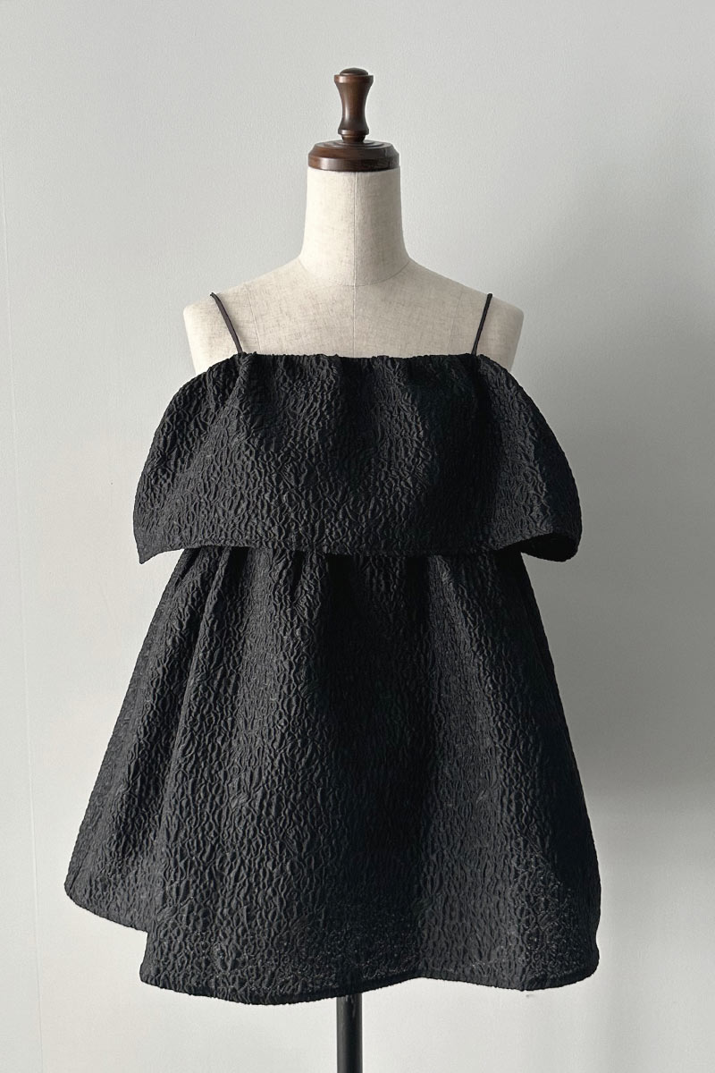 room306 CONTEMPORARY / Volume Embossing Camisole Tops