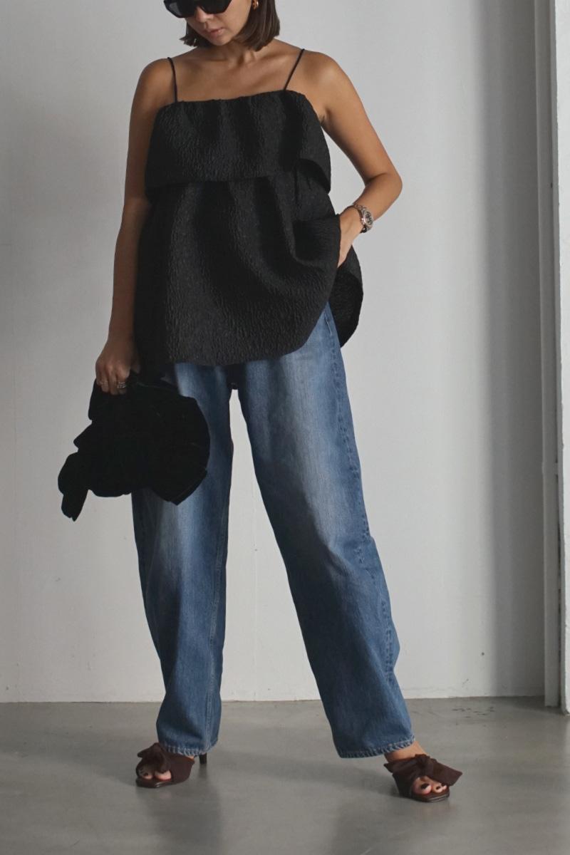 room306 CONTEMPORARY / Volume Embossing Camisole Tops