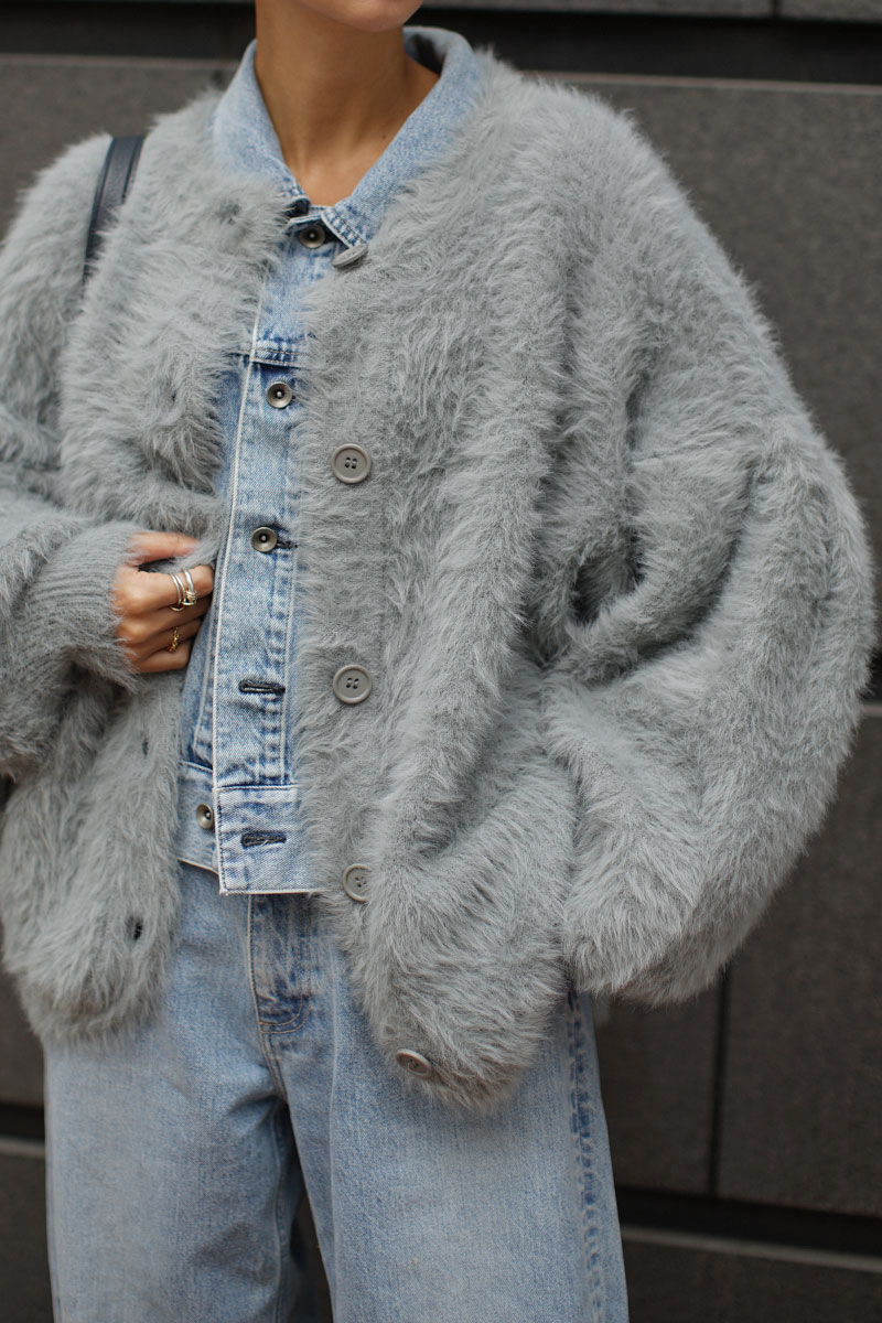 room306 CONTEMPORARY / Shaggy Knit Cardigan