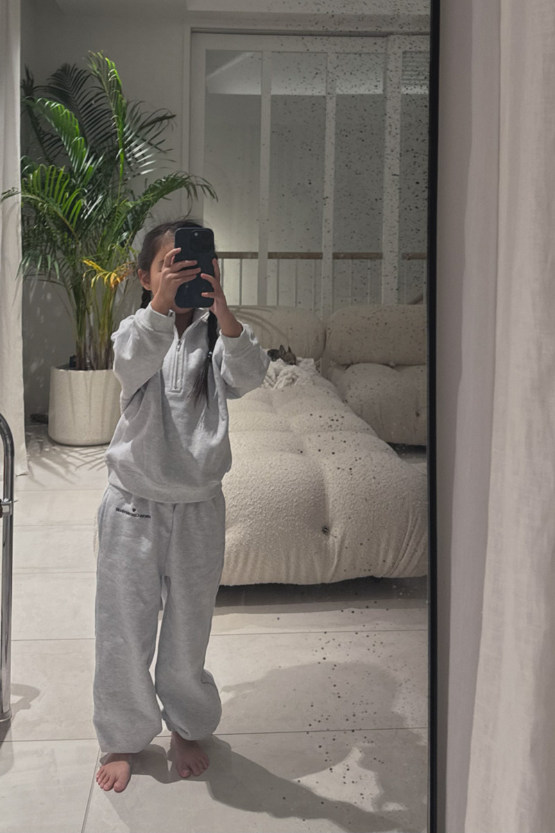 room306 CONTEMPORARY / Love Half Zip Sweat Tops KIDS