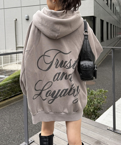 ピグメントドルマンパーカーワンピース｜SPIRALGIRL スパイラルガール