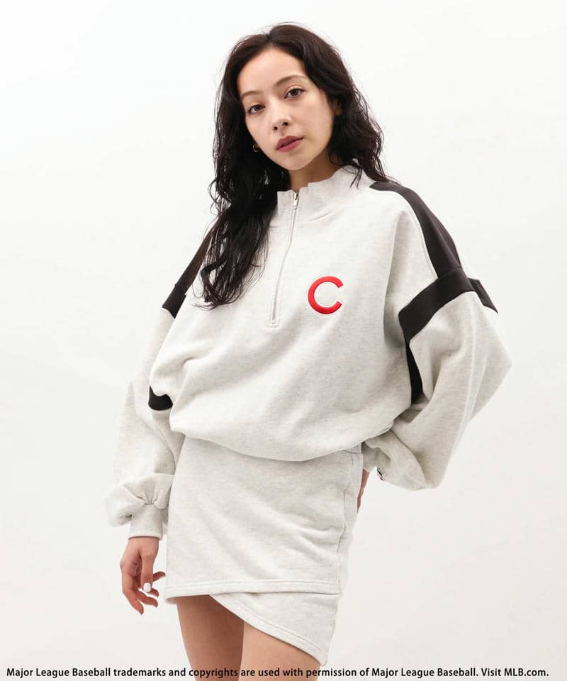 MLB】配色ドルマンハーフZIPワンピース｜BACK TO THE FIELD バック