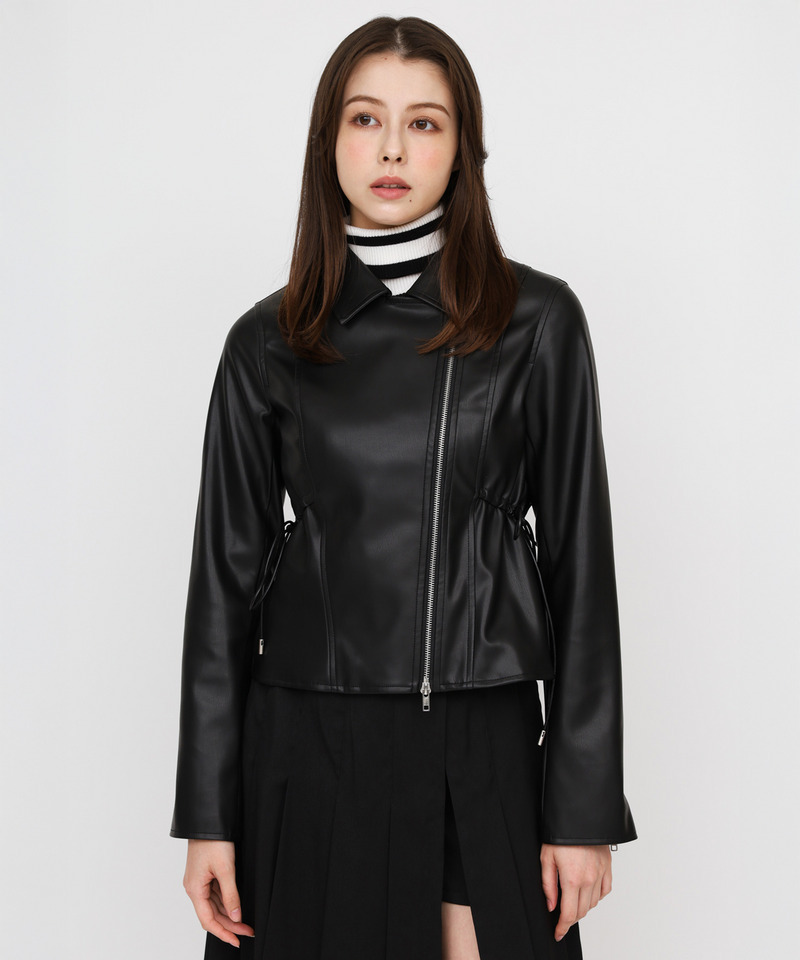 ペプラムレザージャケット｜ROYAL PARTY ロイヤルパーティー 商品詳細