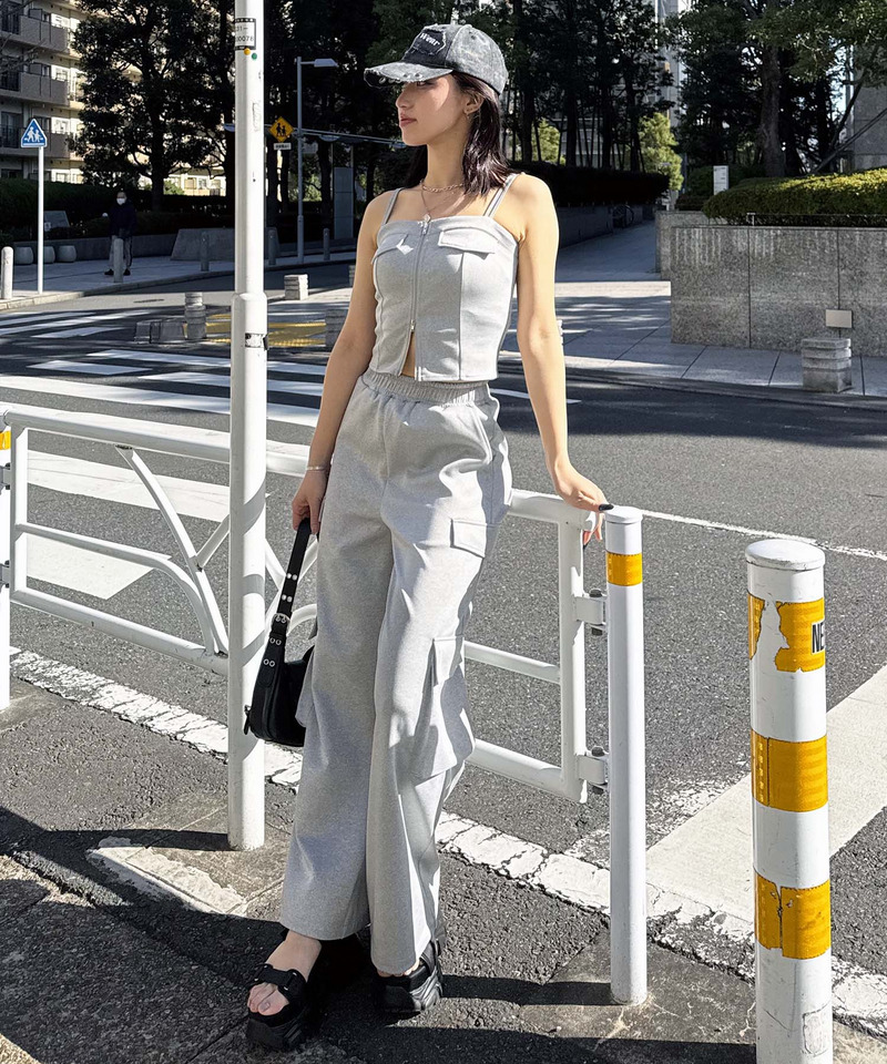 ダブルZIPキャミパンツセットアップ｜SPIRALGIRL スパイラルガール