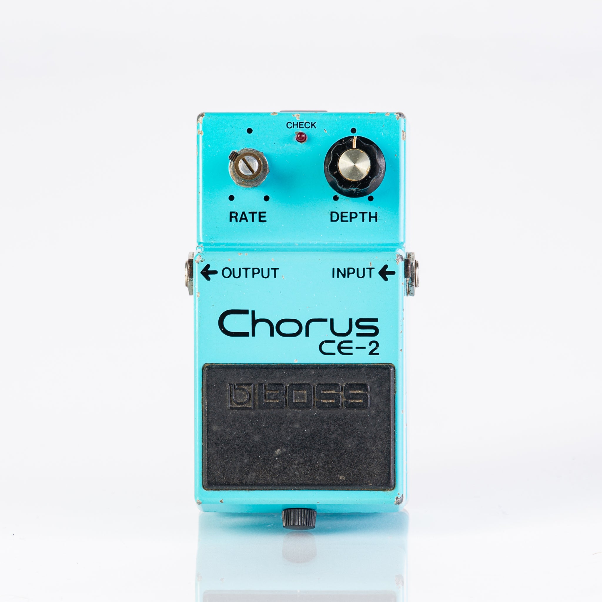 USED 1981 Boss CE-2 Chorus Black Label Guitar Pedal - Rock City