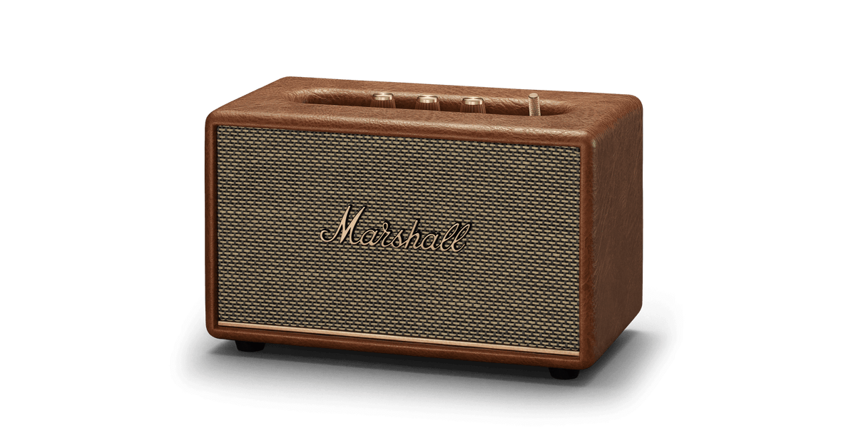 Marshall Acton III Bluetooth Home Speaker, Brown — Rock and Soul