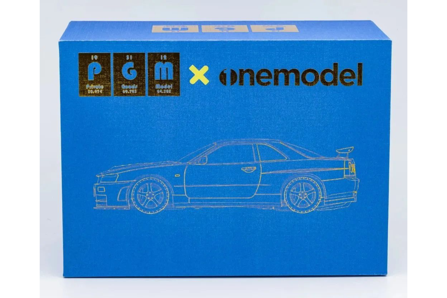 PGM x One Model 1:43 Nissan Skyline GT-R (R34) Z-Tune in Metallic