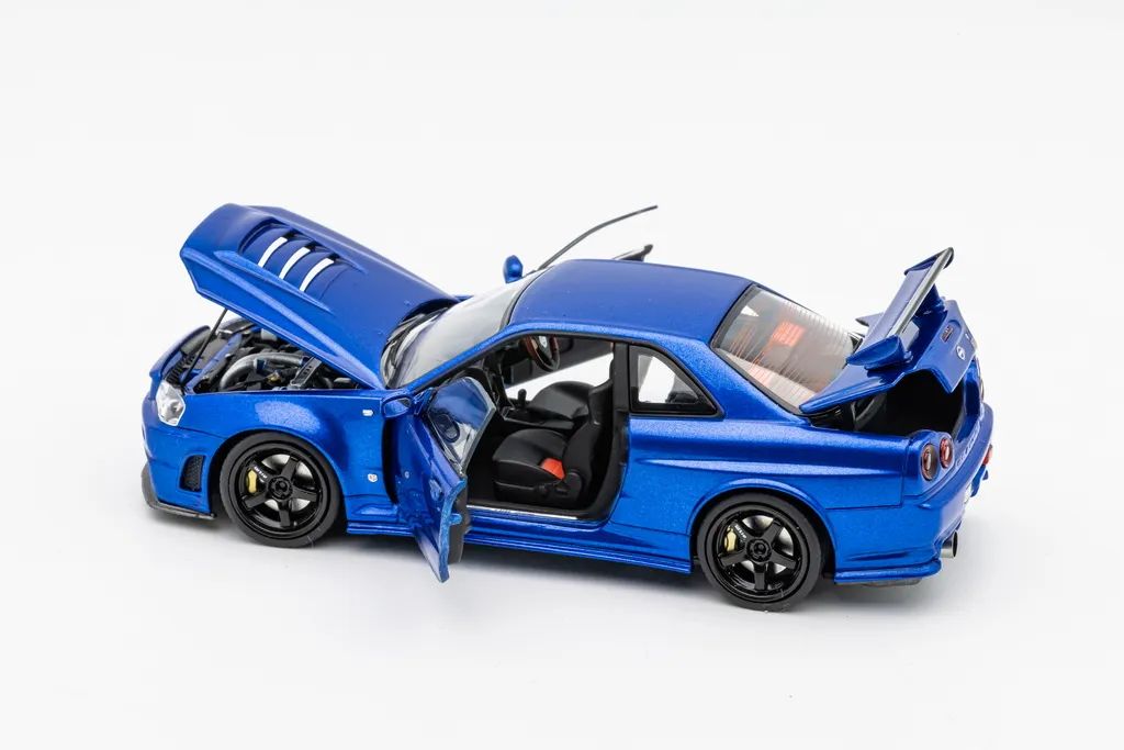 PGM x One Model 1:43 Nissan Skyline GT-R (R34) Z-Tune in Metallic
