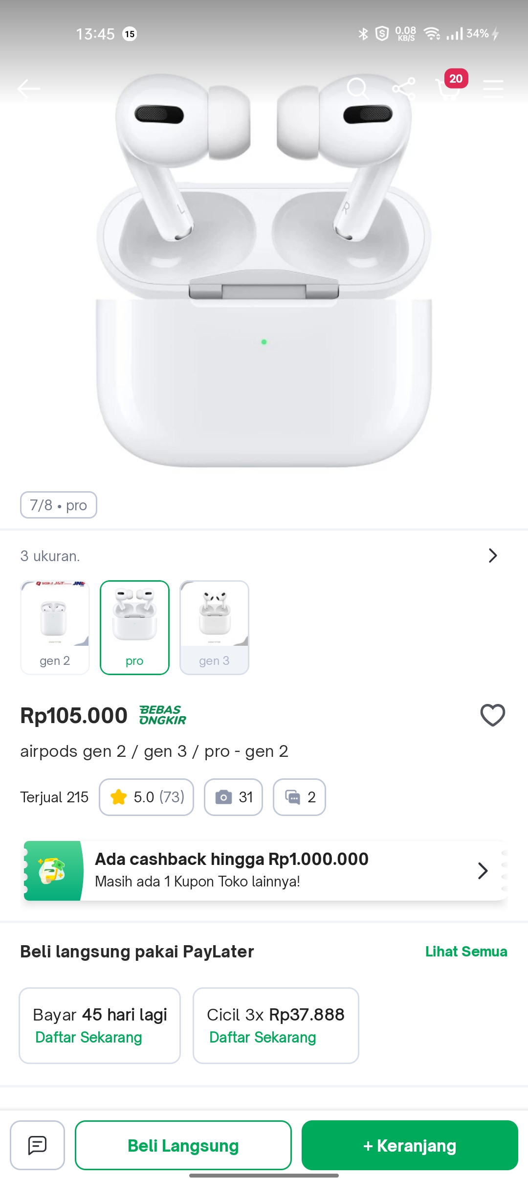 偽】Airpods Proが異常な価格で売られていたので買ってみた → これは