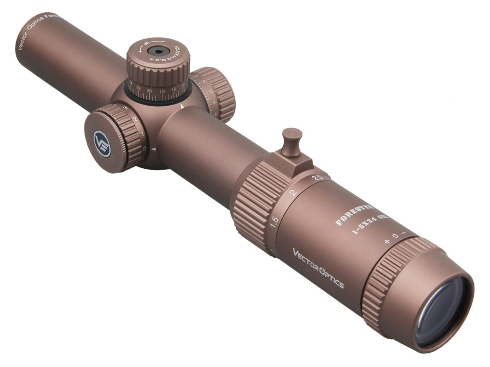 Vector Optics】 Forester 1-5x24 GenII FDE ライフルスコープ SCOC-32