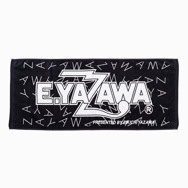 フェイスタオル(ロゴYAZAWA)ブラック/ホワイト｜DIAMOND MOON通信販売