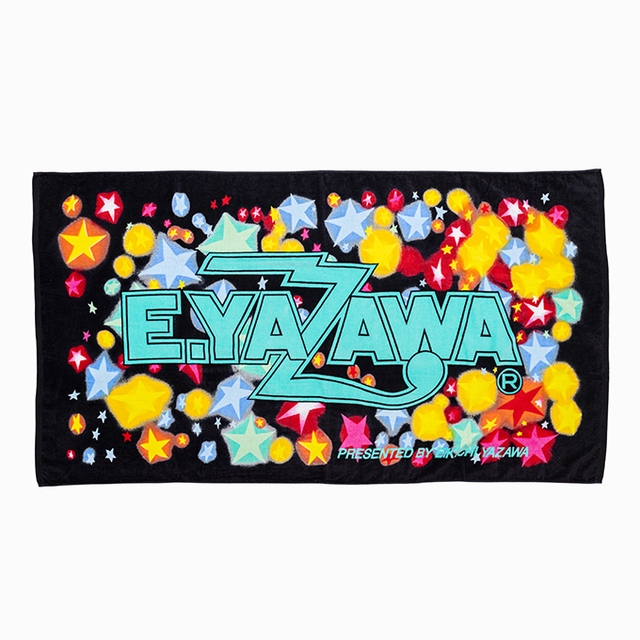 スペシャルビーチタオル(ロゴレインボー)エメラルドグリーン｜DIAMOND