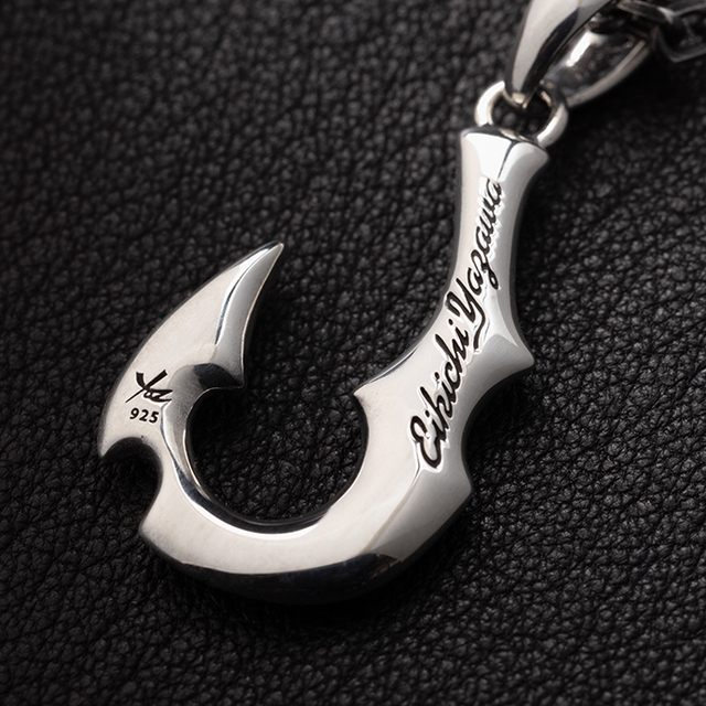 シルバーネックレス(EIKICHI YAZAWA)フィッシュフック｜DIAMOND MOON