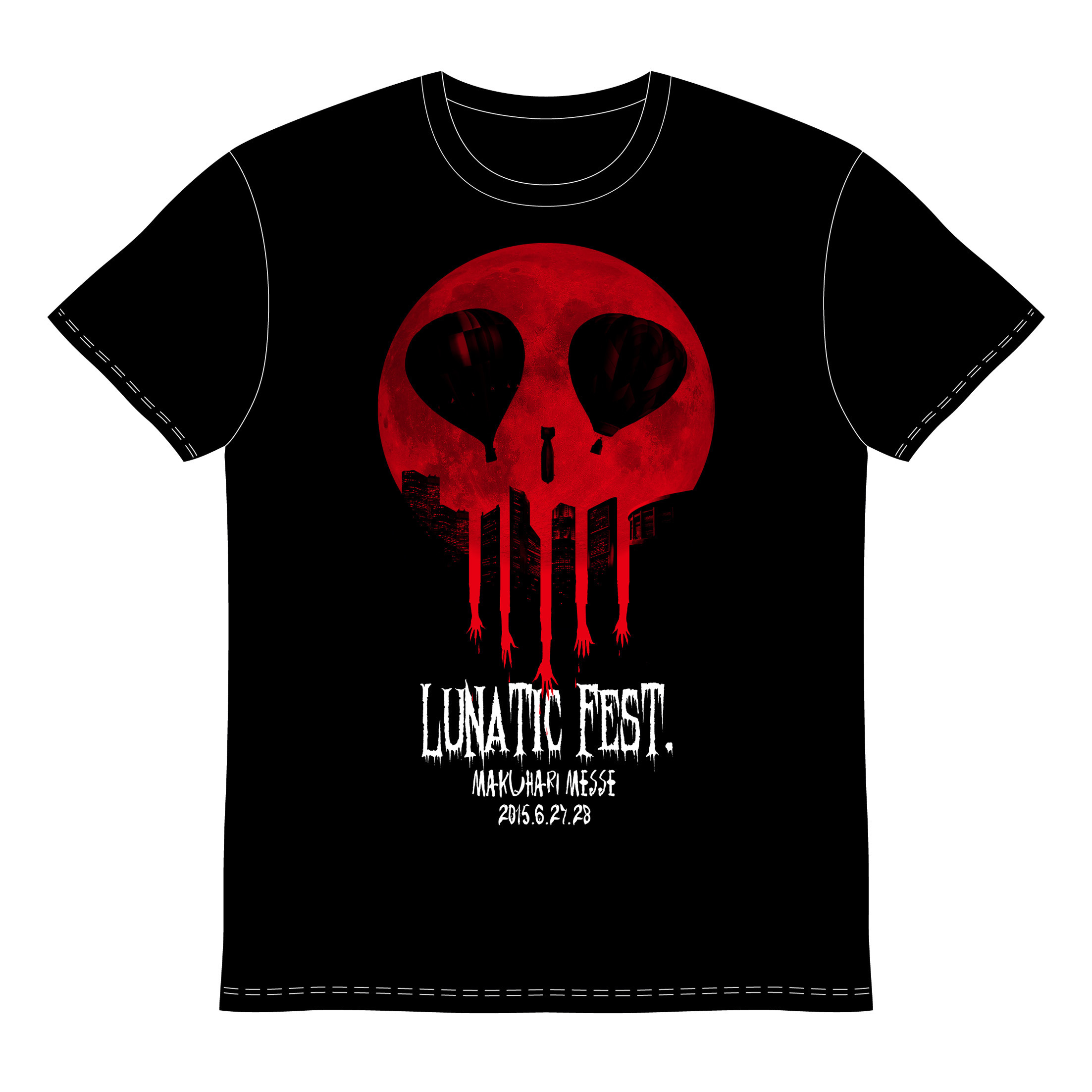 LUNA SEA主宰「LUNATIC FEST.」オフィシャルTシャツ先行販売 (2015/05