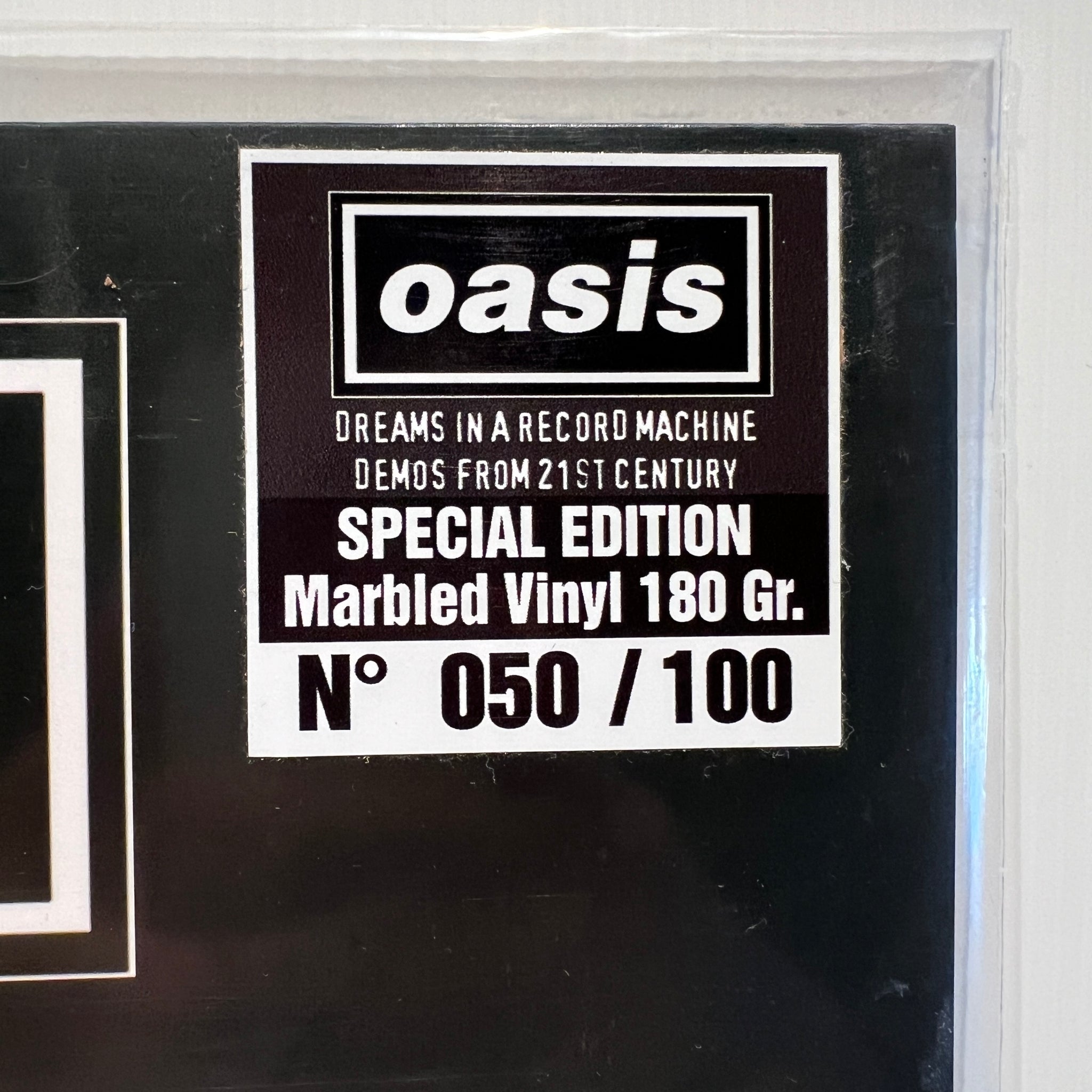 Oasis - Dreams in a Record Machine - rare limited MARBLED vinyl LP