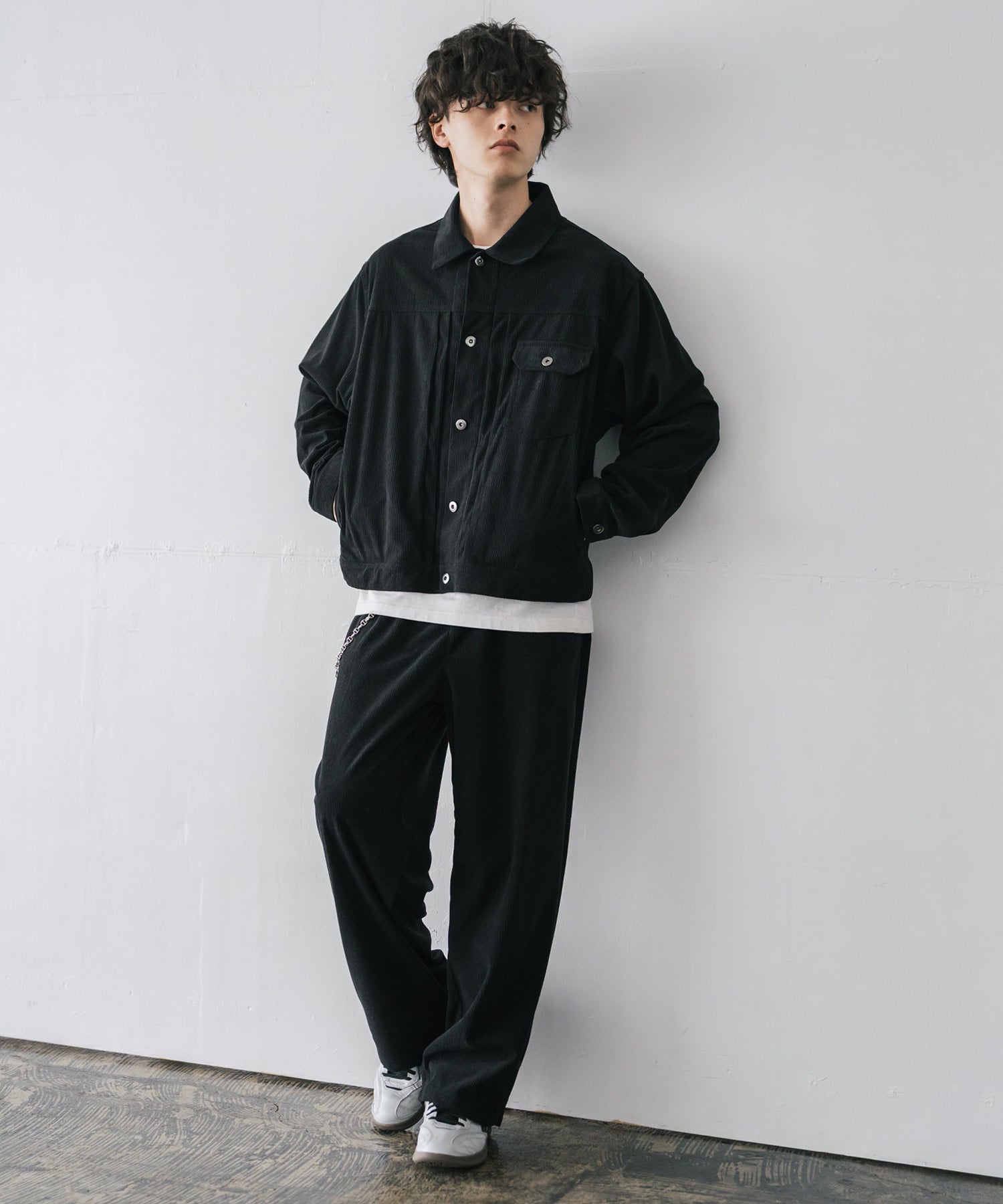 コーデュロイセットアップ 1stショートジャケット/短丈ブルゾン