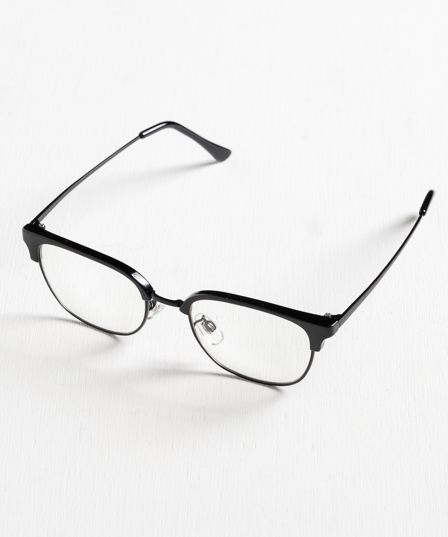 サーモントブローウェリントン型カラーレンズメタルフレームUVカット