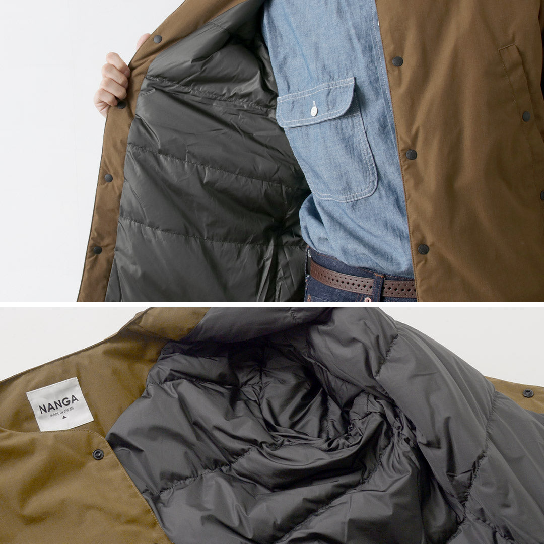 NANGA（ナンガ） 別注 HINOC ヒノック ダウンカーディガンジャケット