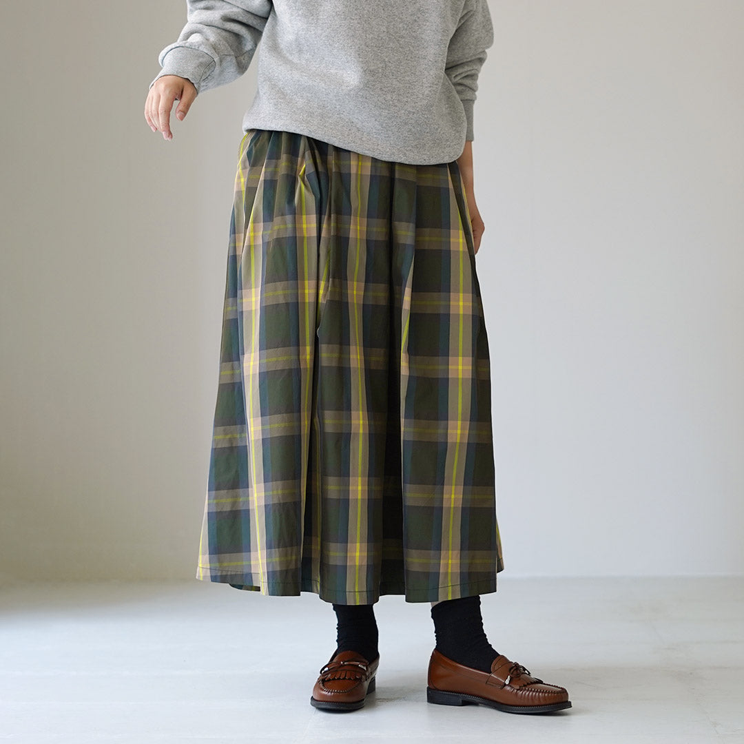 KELEN（ケレン） FELINA チェック Aライン スカート / フレア ロング