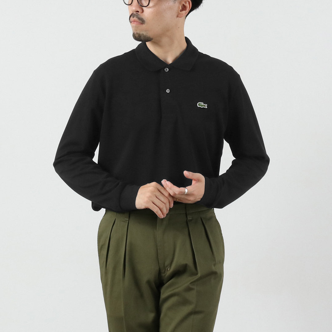 LACOSTE（ラコステ） ロングスリーブ ポロシャツ / 長袖 リブカラー