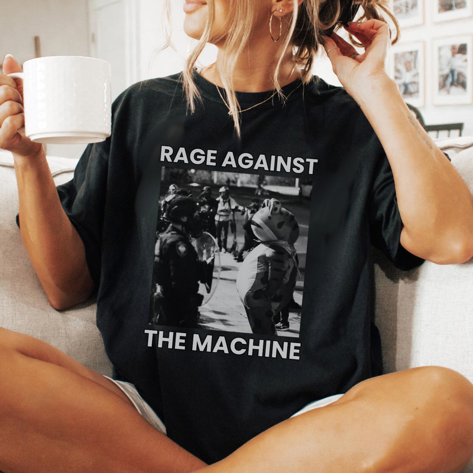 Rage Against The Machine Portland Frog Shirt - Rodysewing